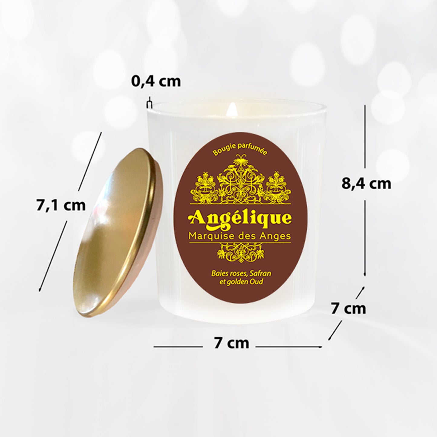 Bougie de Collection Baies roses, Safran et Golden Oud