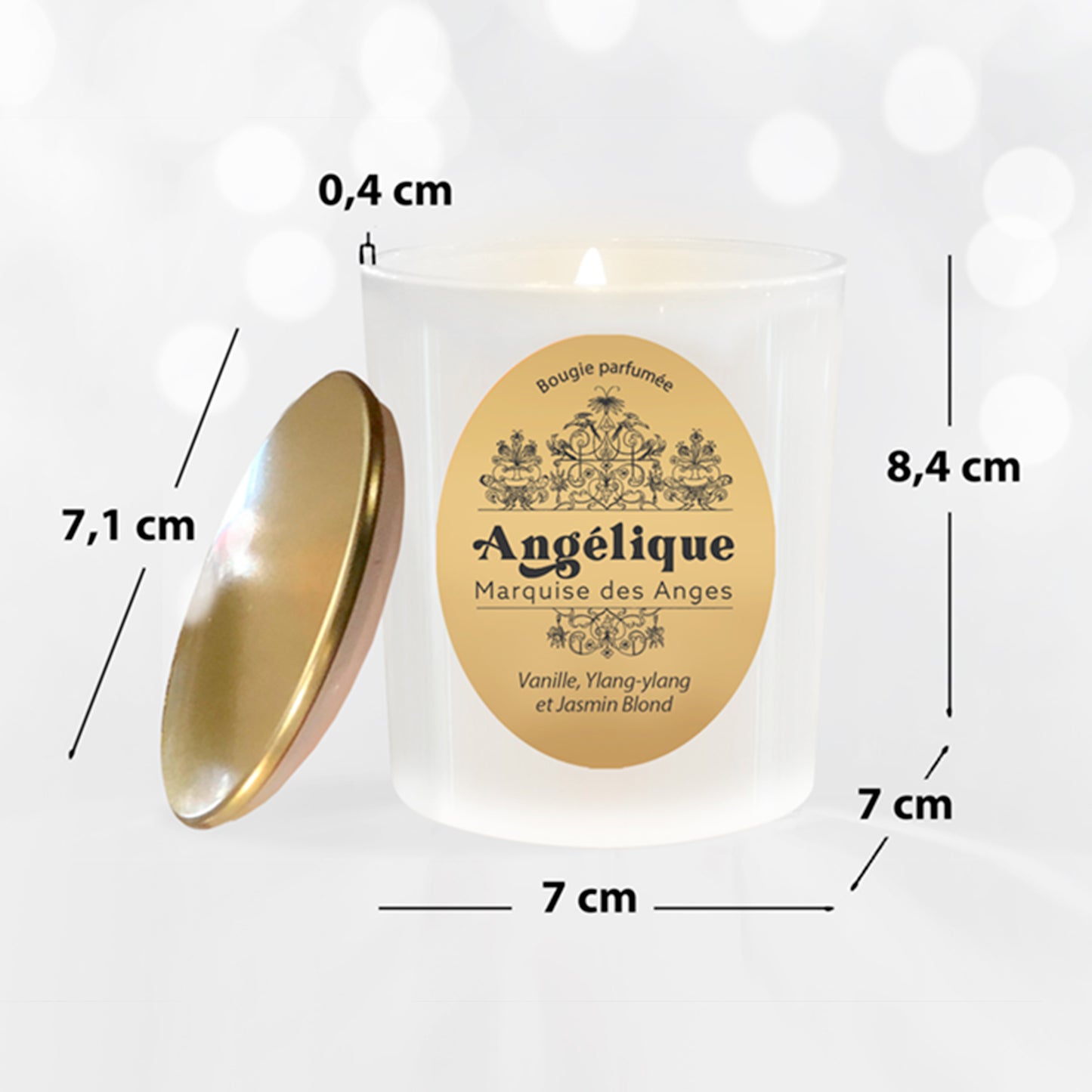 Bougie de Collection Vanille, Ylang-ylang et jasmin blond